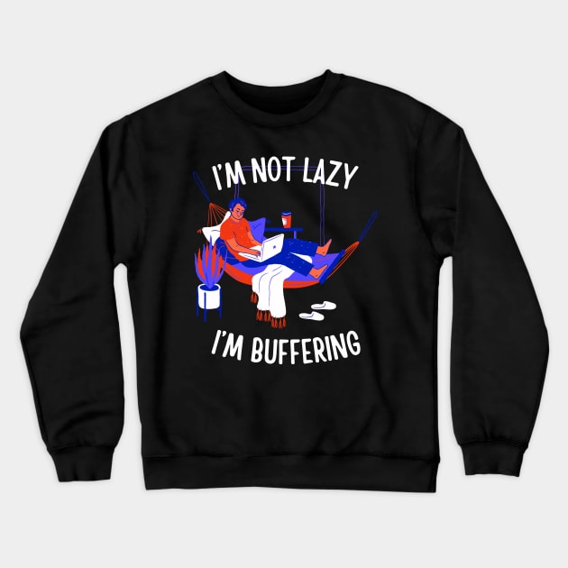 Lazy Developer Crewneck Sweatshirt by dipdesai